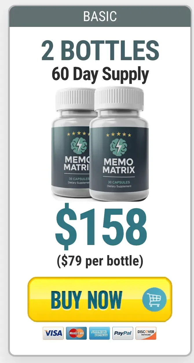memo matrix 2 bottles price